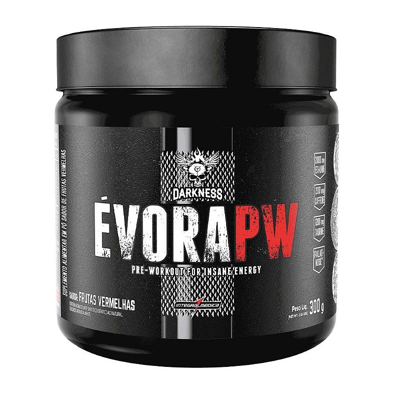 Pré Treino Evora Pw 300g Darkness - Frutas Vermelhas