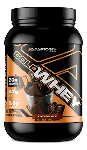 Gold Whey 900g Pote Adaptogen - Chocolate