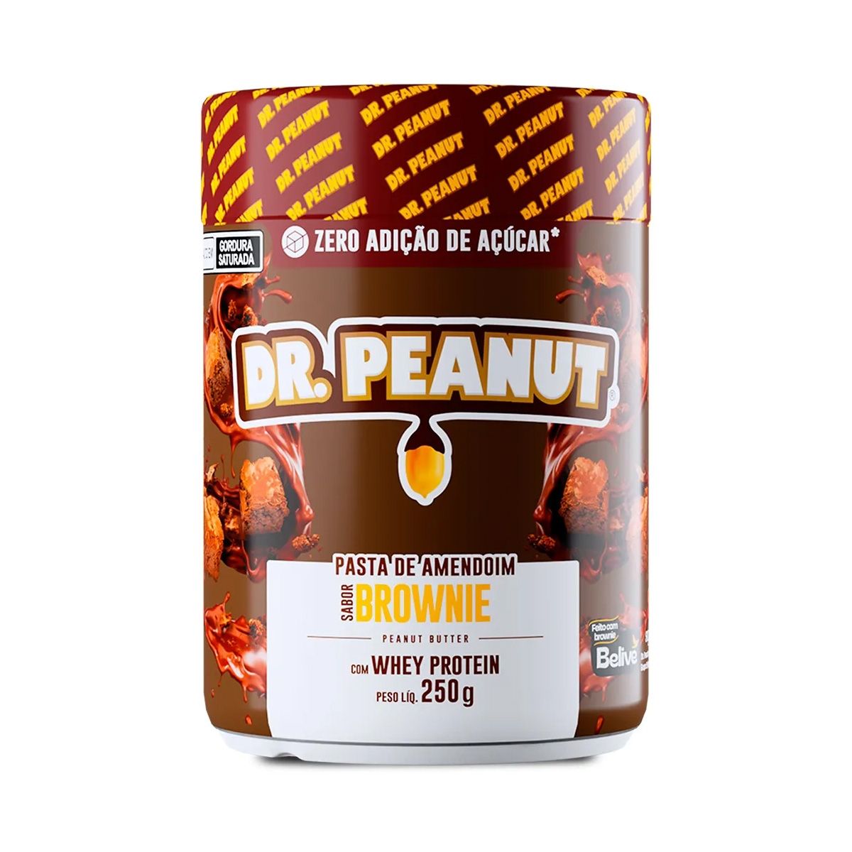 Pasta De Amendoim 250g Dr Peanut - Brownie