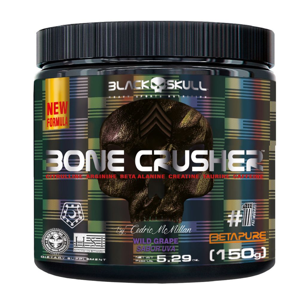 Bone Crusher 150g Black Skull - Wild Grape
