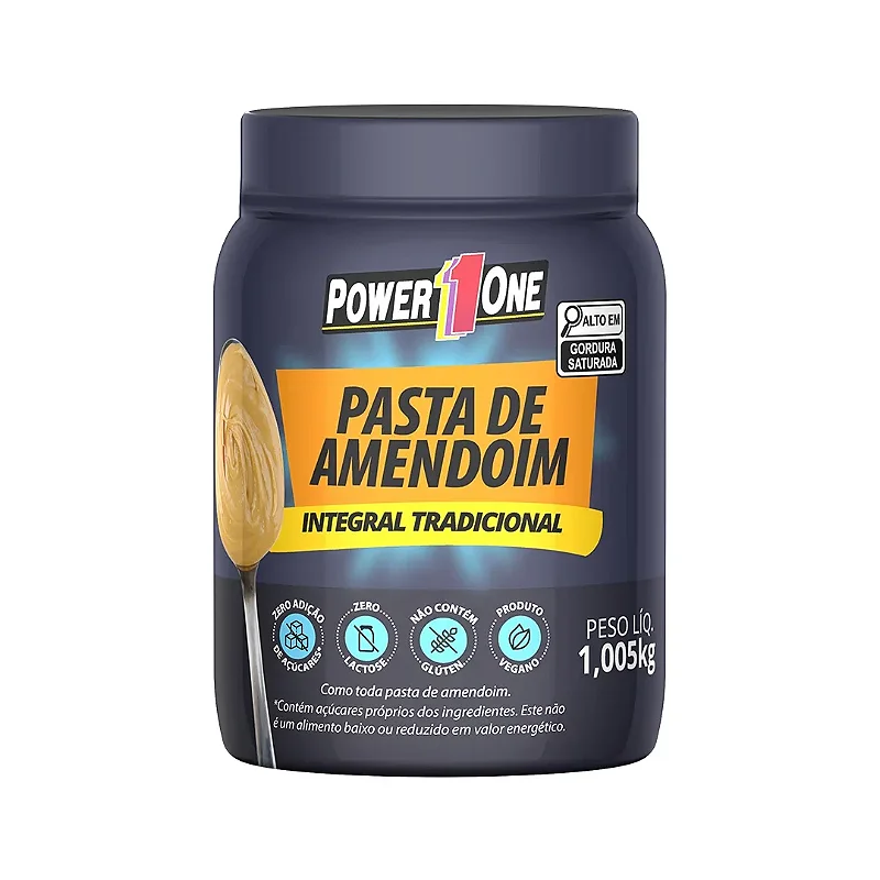 Pasta De Amendoim 1,005kg Power One - Tradicional