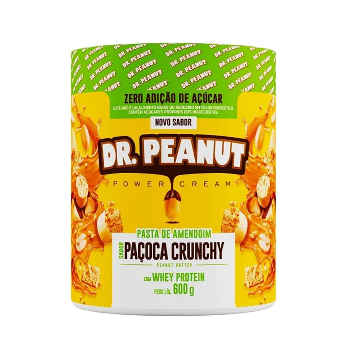Foto de Pasta De Amendoim 600g Dr Peanut - Paçoca Crunchy