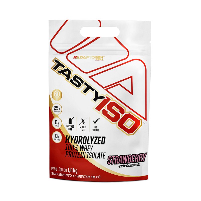 Tasty Iso Refil 1,8kg Adaptogen - Strawberry