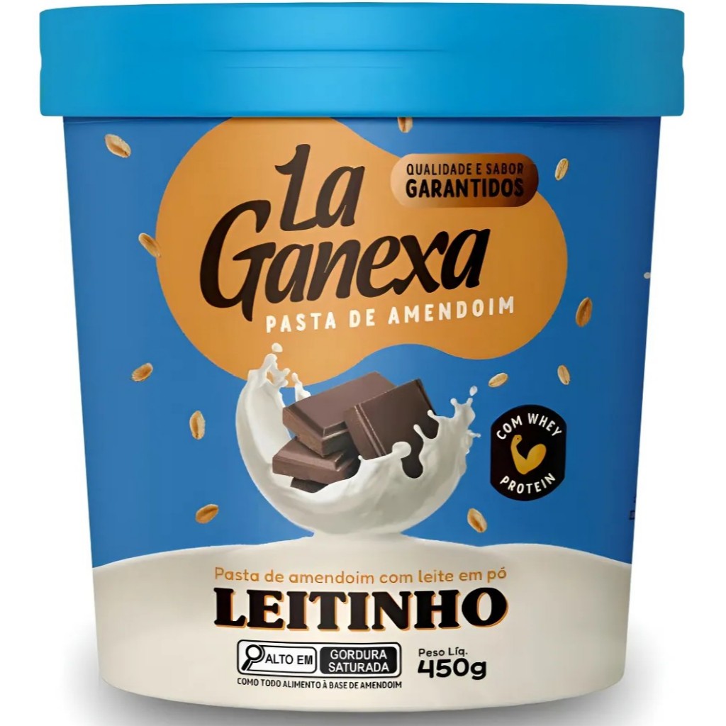 Pasta Amendoim 450g - La Ganexa - Leitinho