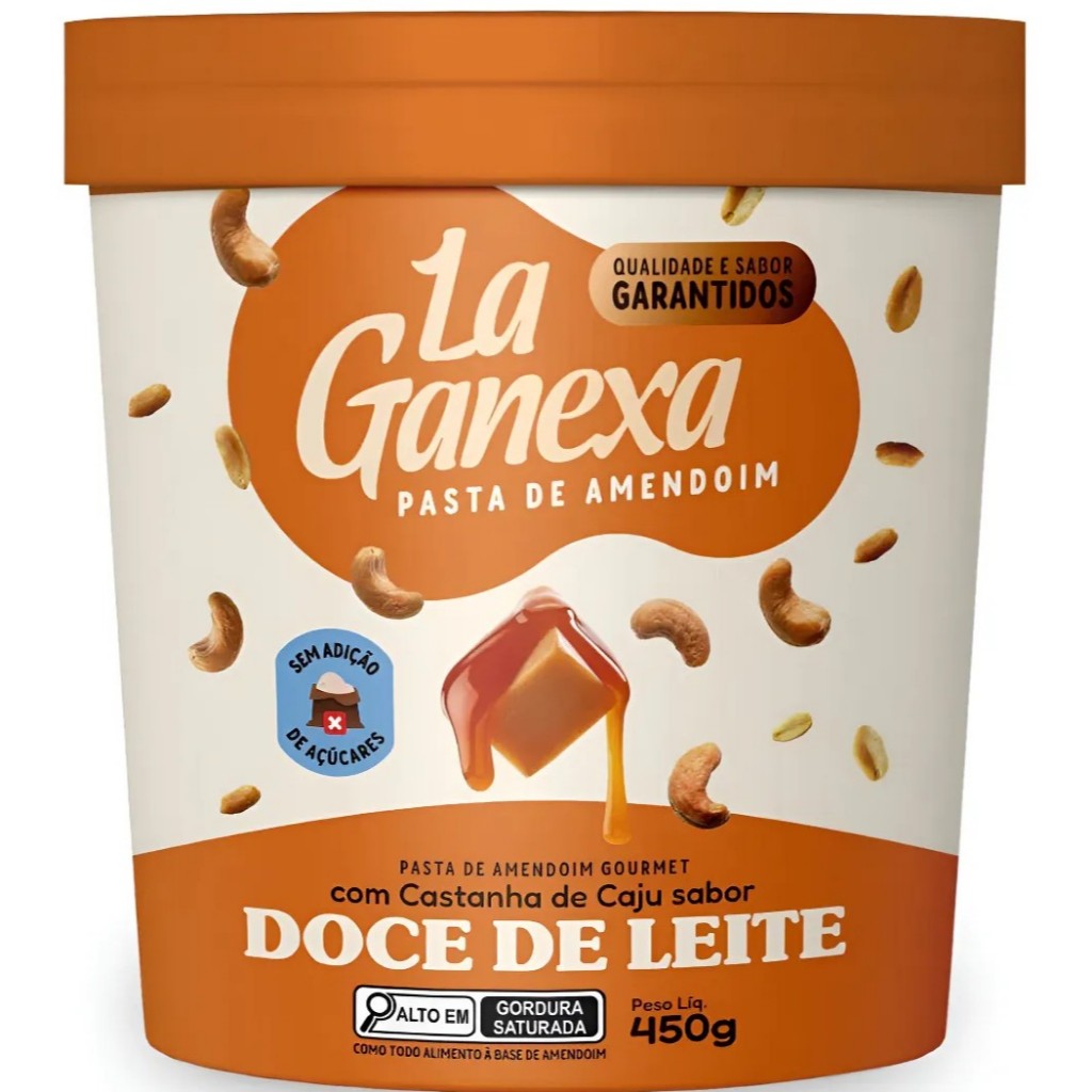 Pasta Amendoim 450g - La Ganexa - Doce de Leite