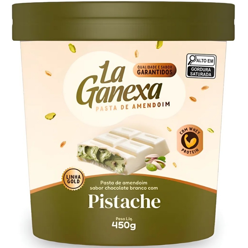 Pasta Amendoim 450g - La Ganexa - Pistache