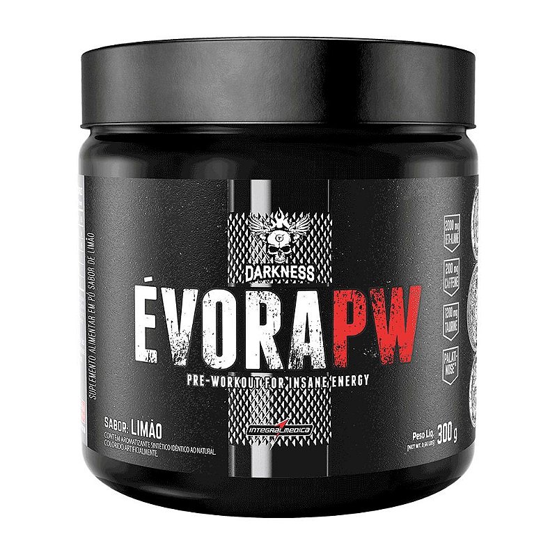 Foto de Pré Treino Evora Pw 300g Darkness - Limão