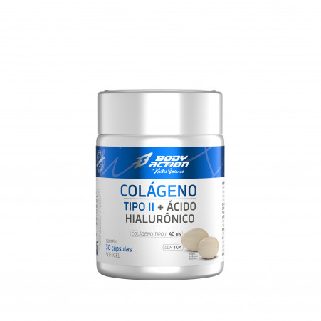 Colágeno Tipo II Com Ácido Hialurônico 30 Caps BodyAction
