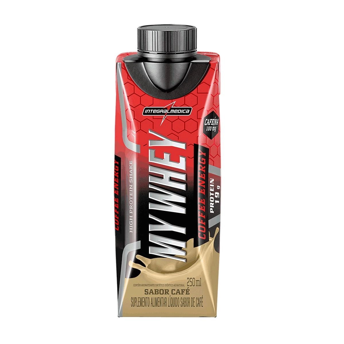 Foto de My Whey Protein Shake 250ml Integralmedica - Cafe