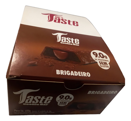 Foto de Taste Cookie Bar 50g Display Com 12Un Mrs Taste - Brigadeiro