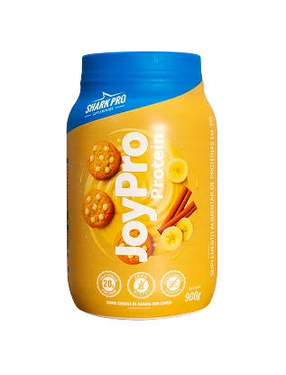 Whey Protein Joypro Pote 900g Shark Pro - Bolo De Banana Com Canela