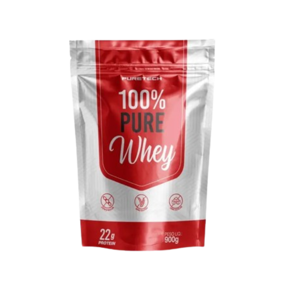 Whey Pure Refil 900g Puretech - Morango