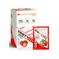 Foto de Packet Tasty Iso 30g Display com 12Un Adaptogen - Morango