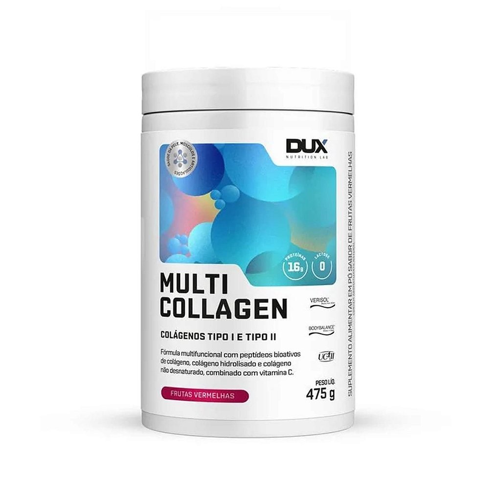 Foto de Multi Collagen 475g Dux Nutrition - Frutas Vermelhas