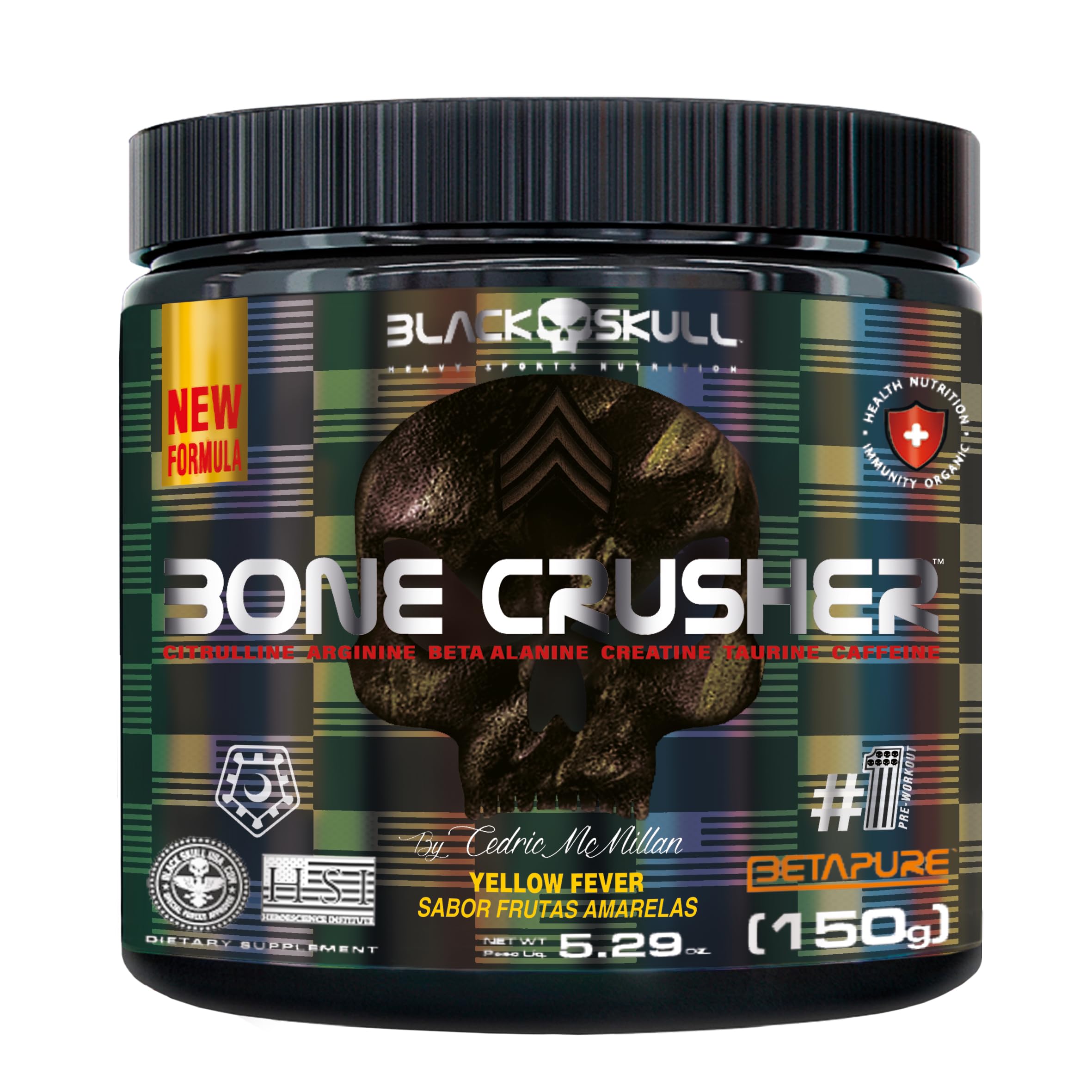 Bone Crusher 150g Black Skull - Blackberry Lemonade