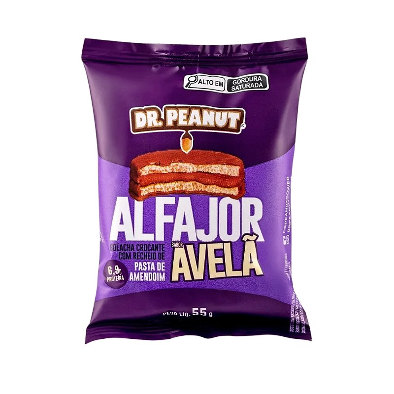 Alfajor 55g Avelã Dr Peanut