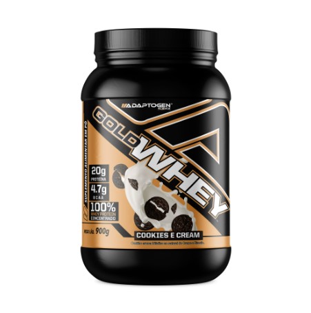Foto de Gold Whey 900g Pote Adaptogen - Cookies Cream