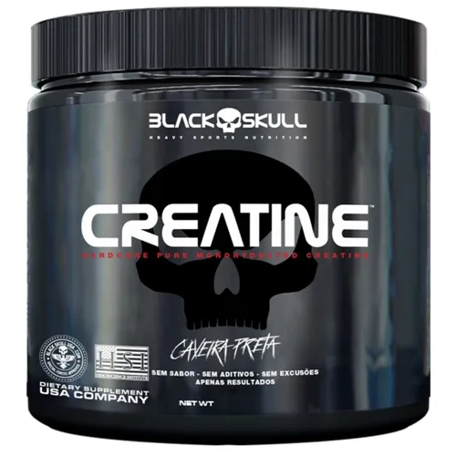 CREATINA MONOHIDRATADA POTE- BLACK SKULL