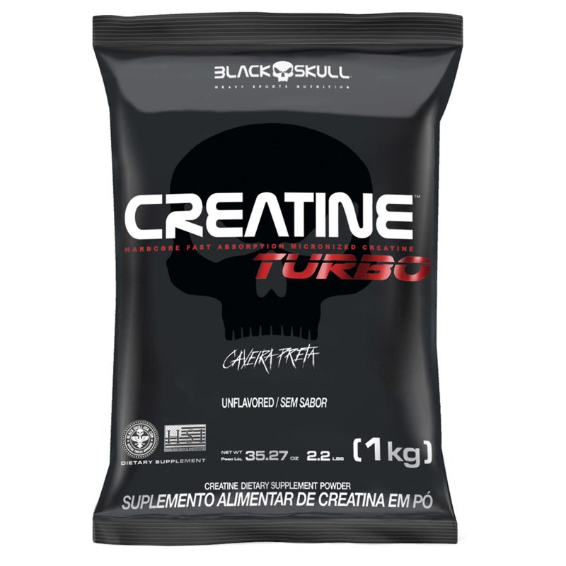 Creatina Turbo Refil Black Skull