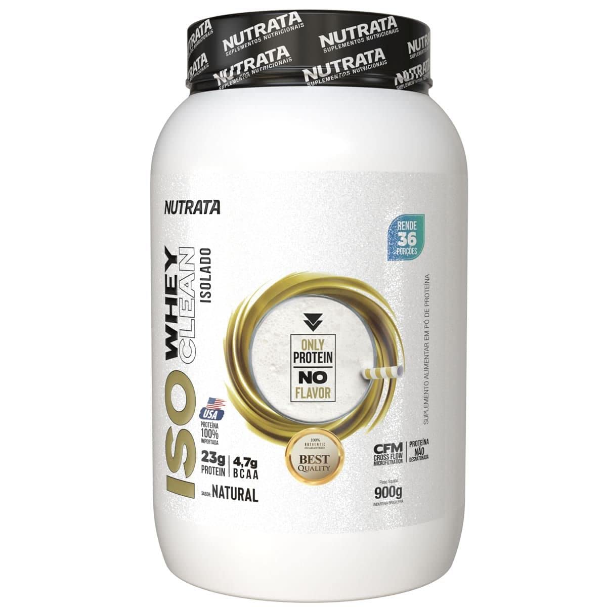 Foto de Iso Whey Clean Pote 900g Neutro Nutrata