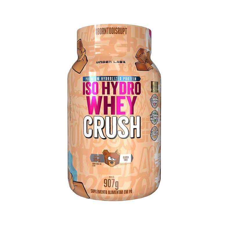 Isohydro Whey Crush 907g Under Labz - Dulce de Leche