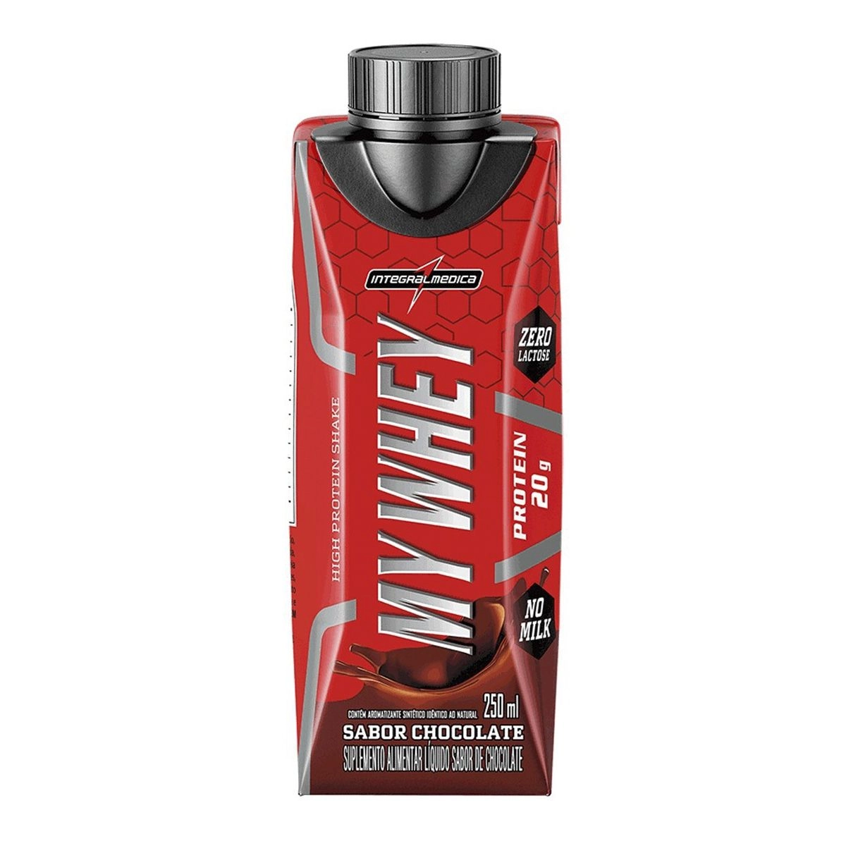 Foto de My Whey Protein Shake 250ml Integralmedica - Chocolate