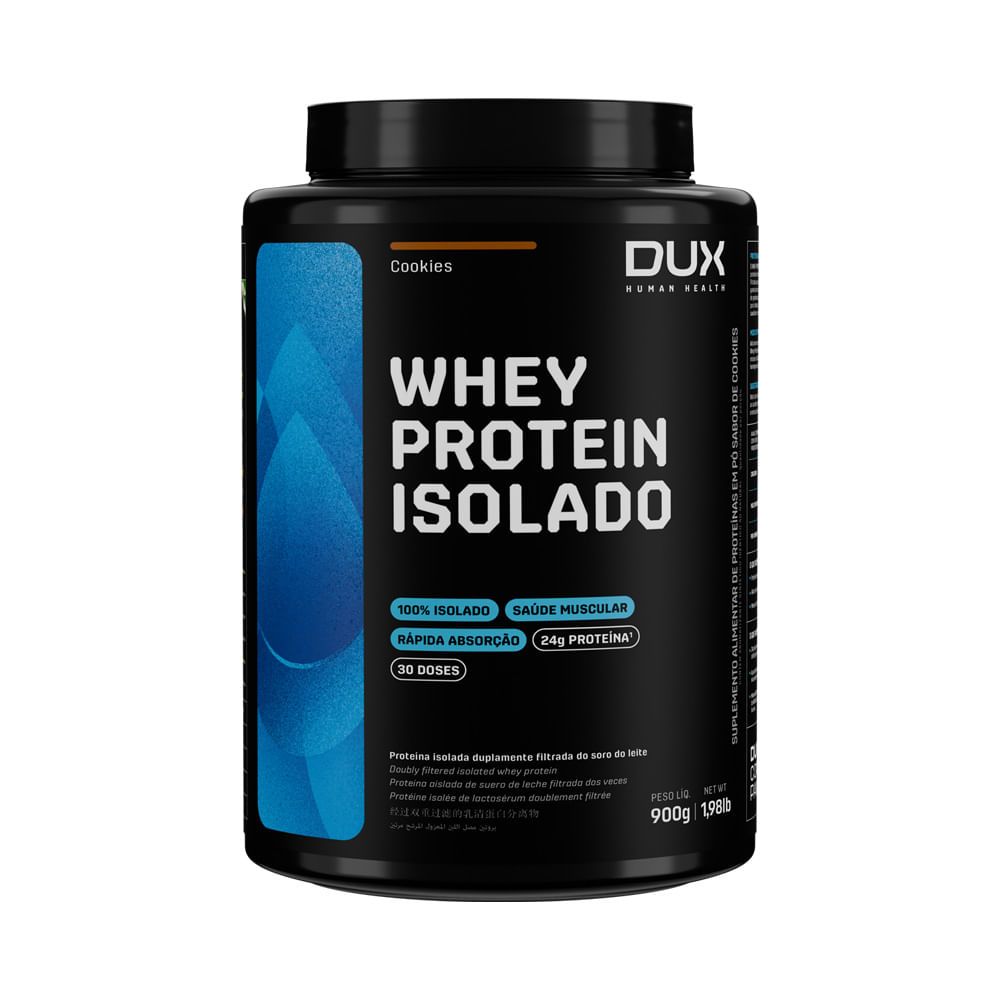 Whey Protein Isolado Pote 900g Dux Nutrition