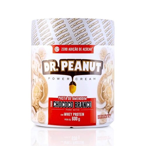 Foto de Pasta De Amendoim 600g Dr Peanut - Chococo Branco