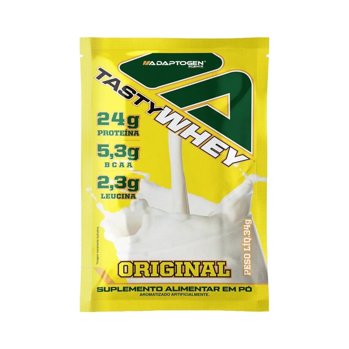 Foto de Packet Tasty Whey Original 34g Adaptogen
