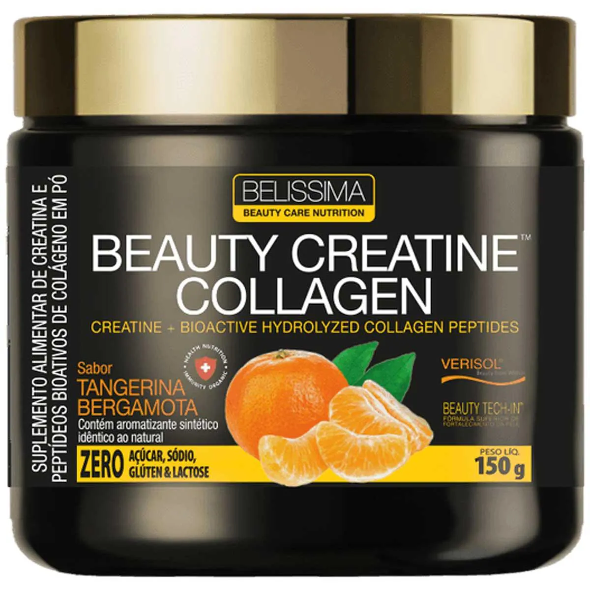 Creatine Beauty Collagen 150g Belíssima - Tangerina
