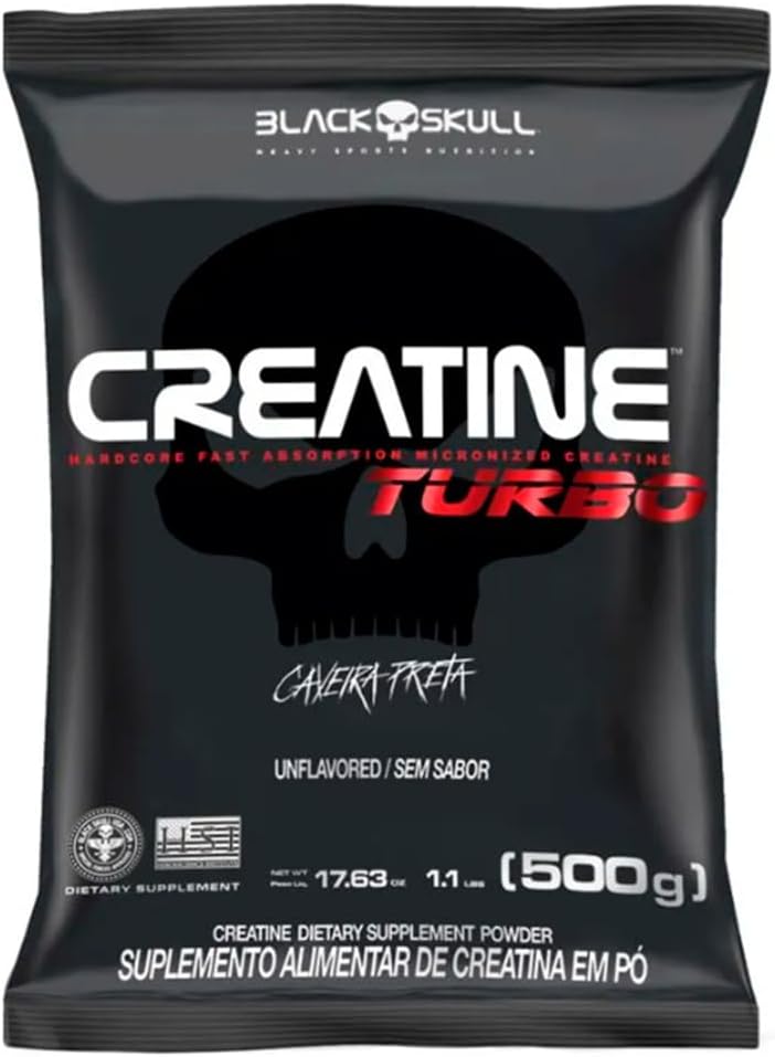 Creatina Turbo Refil Black Skull