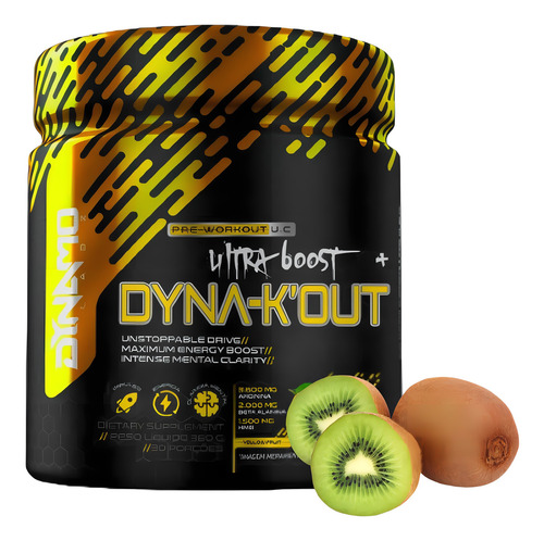 Foto de Pré Treino Dyna Kout 360g Dynamo Labz - Kiwi