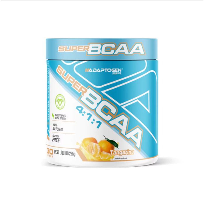 Super BCAA 225g Adaptogen Science - Tangerina