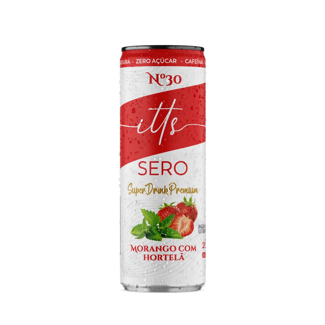 Foto de Super Drink 269ml Itts Sero - Morango Com Hortelã