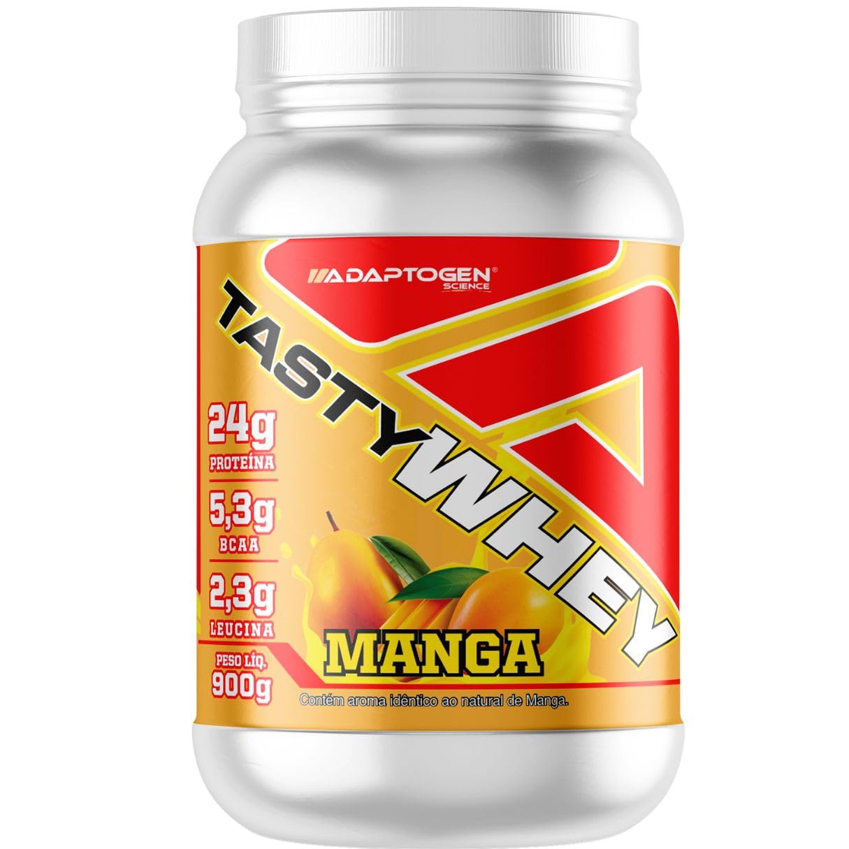 Tasty Whey 3w Pote 900g - Adaptogen - Manga