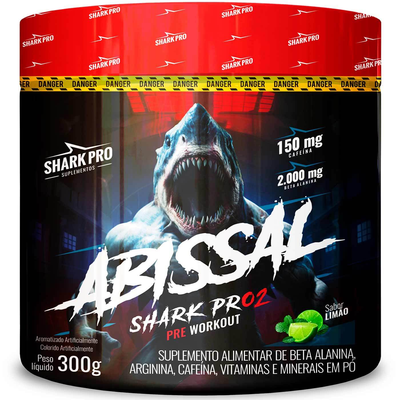 Foto de Abissal Pre Treino 300g Shark Pro