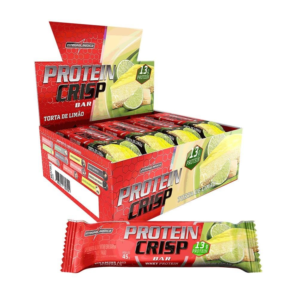 Crisp Bar 45g Display com 12un Integralmedica - Torta de Limao