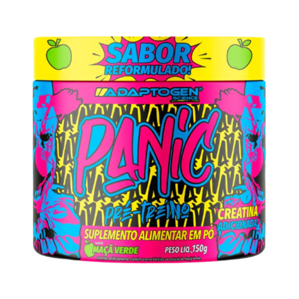 Foto de Panic Pre Workout 150g Adaptogen - Maça Verde