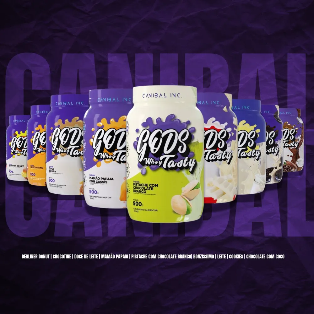 Gods Whey Tasty 3w Pote 900g Canibal