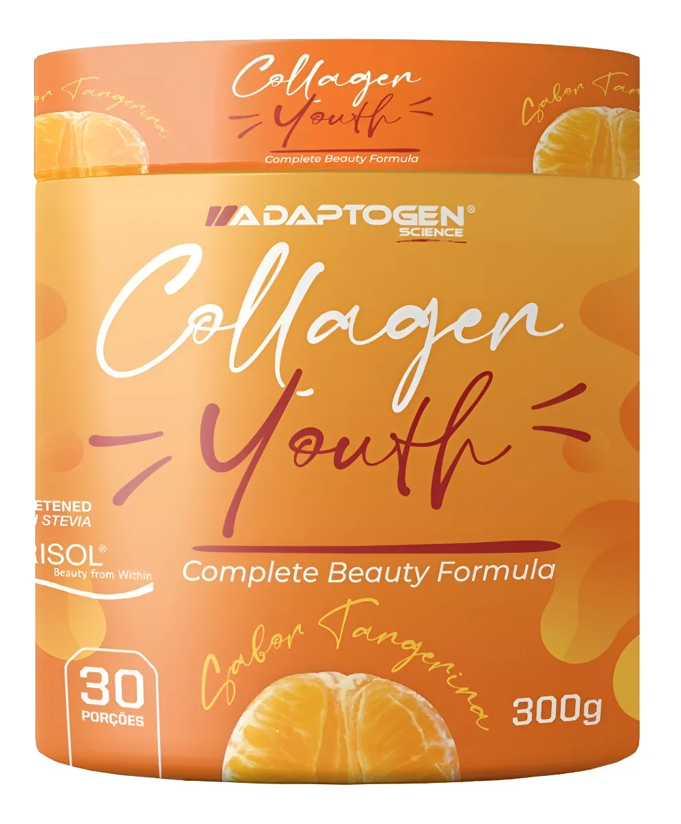 Collagen Youth 300g Adaptogen - Tangerina