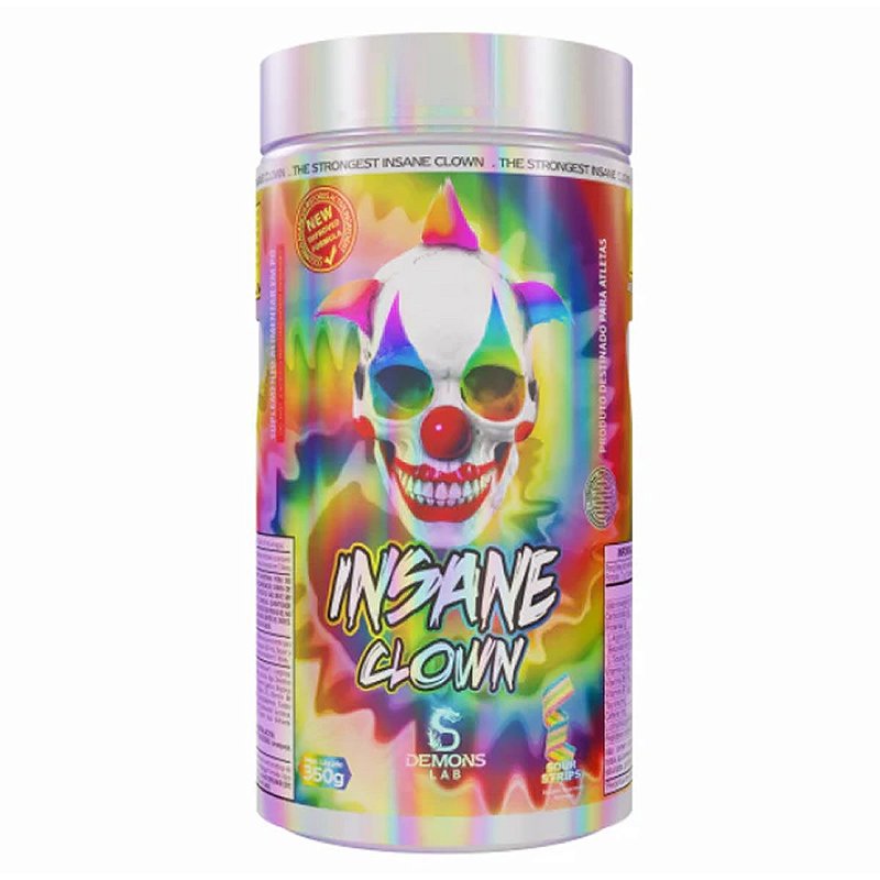 Pré Treino Insane Clown 350G Demons Lab - Sour Strips