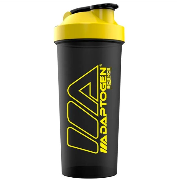 Coqueteleira Shaker Amarelo Com Preto 600ml Adaptogen