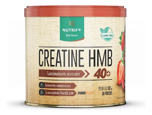 Creatina HMB Morango 300g Nutrify