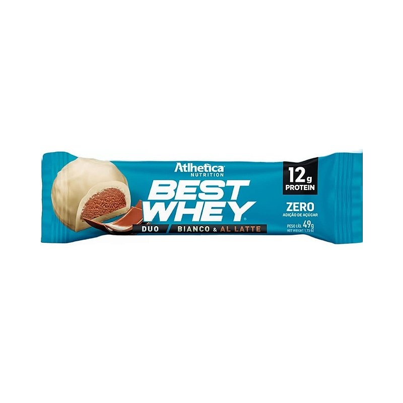 Best Whey Bar 49g Bianco e All Latte Atlhetica Nutrition