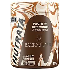 Pasta De Amendoim Pote 600g Nutrata - Caramelo Salgado