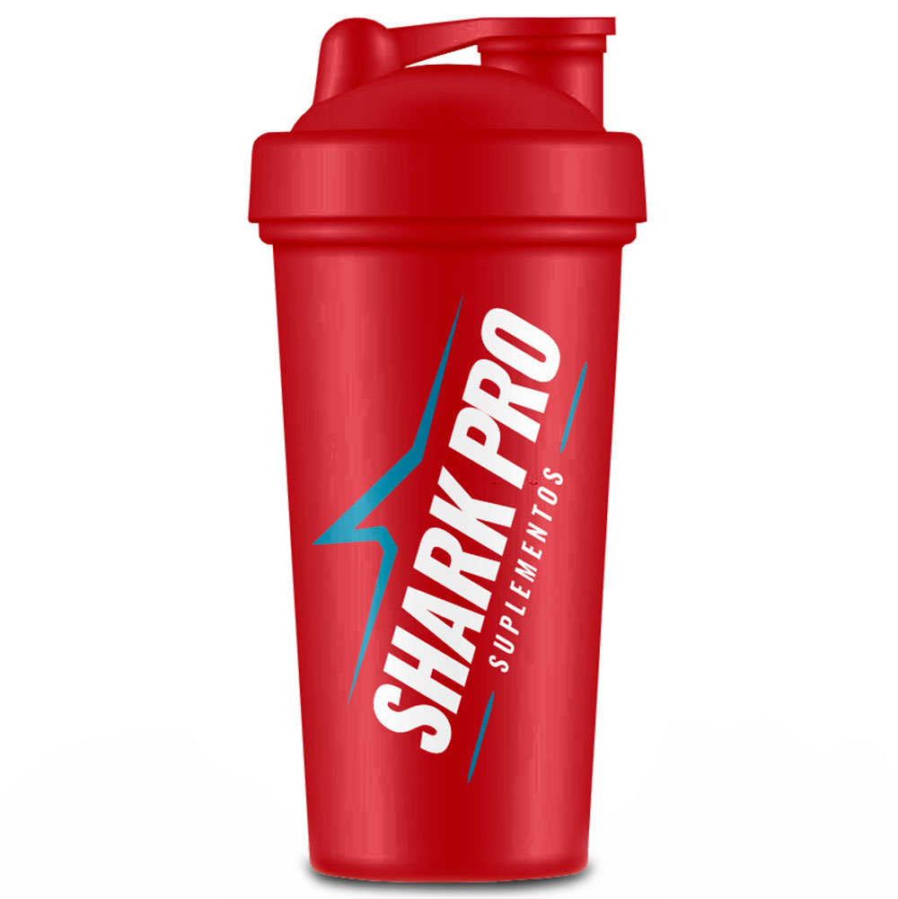 Foto de Coqueteleira 600ml Shark Pro - Vermelha