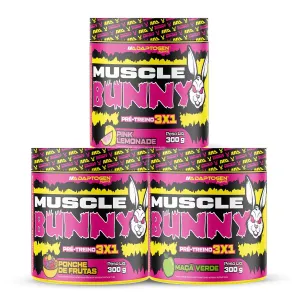 Foto de Pre Treino Muscle Bunny 300g Adaptogen