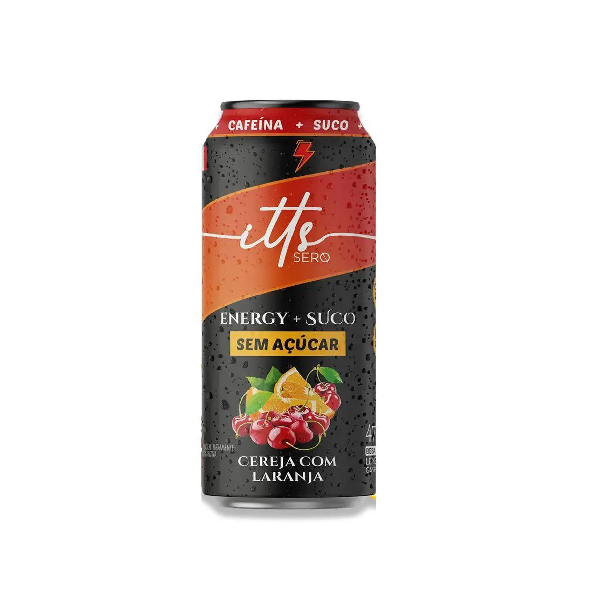 Energy Suco Sem Açúcar 473ml Itts Sero - Cereja Com Laranja