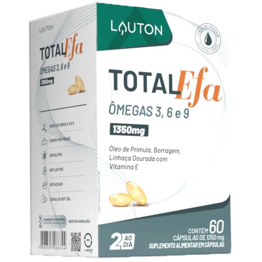 Total Efa 1000Mg 60 Caps Lauton Nutrition