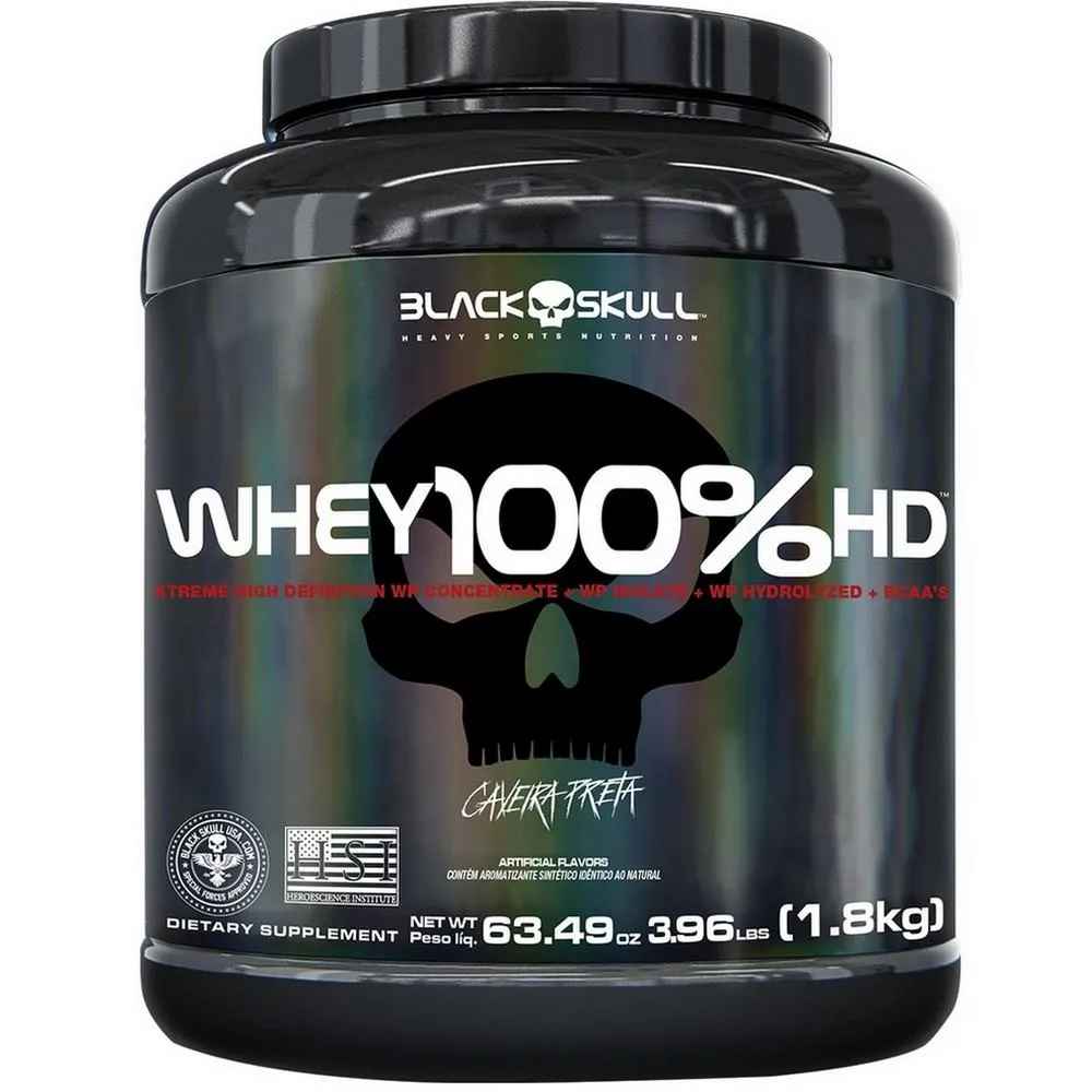 WHEY 100% HD 1,8KG -BLACK SKULL